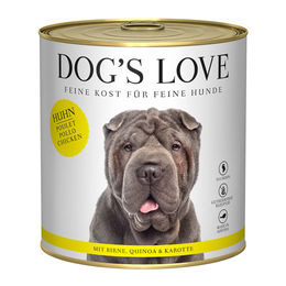 Dog's Love Classic Hundefutter Huhn mit Birne, Quinoa und Karotte Monoprotein 12x800g – Bild 1 von 2