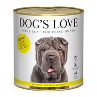 Produktbild von Dog's Love Classic Hundefutter Huhn mit Birne, Quinoa und Karotte Monoprotein 12x800g