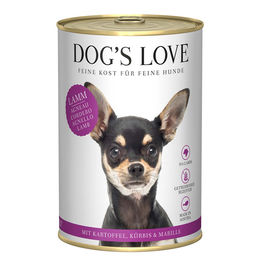 Dog's Love Classic Hundefutter Lamm mit Kartoffel Kürbis und Marille ohne Konservierungsstoffe 12x400g – Bild 1 von 2