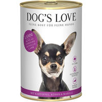 Produktbild von Dog's Love Classic Hundefutter Lamm mit Kartoffel Kürbis und Marille ohne Konservierungsstoffe 6x400g