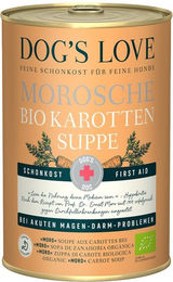 Produktbild von Dog's Love DOC Morosche BIO Karottensuppe Nassfutter Diätfutter für Hunde 6x400g