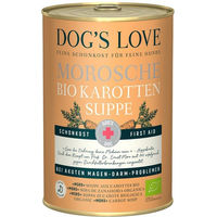 Produktbild von Dog's Love DOC Morosche BIO Karottensuppe Nassfutter Diätfutter für Hunde 6x400g