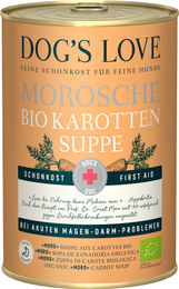 Dog's Love DOC Schonkost Morosche BIO Karottensuppe Hund Nassfutter 6 x 400 g - 6 x 400 g – Bild 1 von 3
