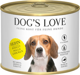Dog's Love Hund Nassfutter Adult Huhn Sensitive Getreidefrei 6 x 200 g - 6 x 200 g – Bild 1 von 7