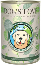 Produktbild von Dog's Love Hundefutter Insekt und Kaninchen 6x400g - 6 x 400 g