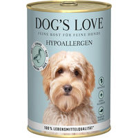Produktbild von Dog's Love Hypoallergenes Hund Nassfutter Ente mit Topinambur und Karotte 6 x 400 g - 6 x 400 g