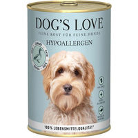 Produktbild von Dog's Love Hypoallergenes Hundefutter Ente mit Topinambur und Karotten 6x400g