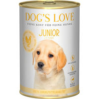 Produktbild von Dog's Love Junior Hund Nassfutter Geflügel Getreidefrei 6 x 400 g - 6 x 400 g