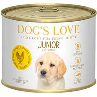 Produktbild von Dog's Love Junior Hundefutter Pute mit Apfel und Zucchini getreidefrei und glutenfrei 6x200 g - 6 x 200 g