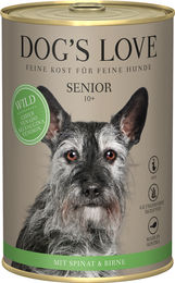 Dog's Love Nassfutter für Hunde Senior Wild Monoprotein mit Zucchini und Johanniskraut 6 x 400 g - 6 x 400 g – Bild 1 von 4