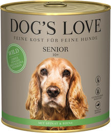 Dog's Love Nassfutter für Senioren Hunde Wild Getreidefrei 6 x 800 g - 6 x 800 g – Bild 1 von 4