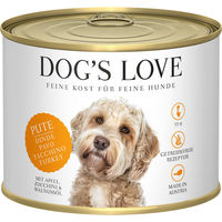 Produktbild von Dog's Love Premium Hund Nassfutter Adult Pute Getreidefrei und Glutenfrei 6 x 200 g - 6 x 200 g