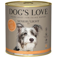 Produktbild von Dog's Love Senior Hundefutter Pute Monoprotein 6x400g