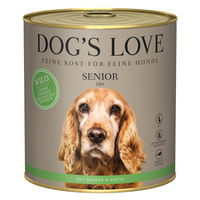 Produktbild von Dog's Love Senior Hundefutter Wild Monoprotein 6x400g