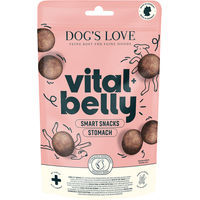 Produktbild von Dog's Love Smart Snacks Vital + Belly Hund Belohnungssnack Huhn Junior glutenfrei ohne Zucker 150 g - 6 x 150 g