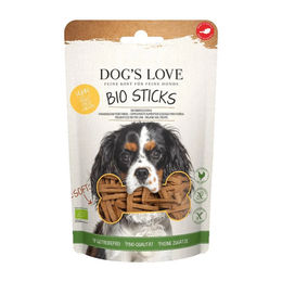 Dog's Love Soft Sticks Bio Huhn getreidefrei Belohnungssnack für Hunde 150 g – Bild 1 von 3