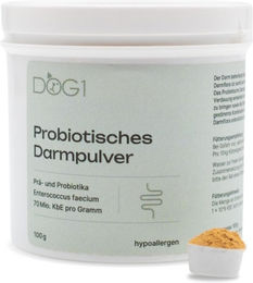 DOG1 Probiotisches Darmpulver für Hunde hypoallergen zur Unterstützung von Magen-Darm und Immunsystem – Bild 1 von 2