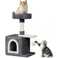 Produktbild von Dogat Kratzbaum für Katzen und Kitten mit 2 Ebenen und Sisal 70cm