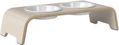 Produktbild von dogBar® Erhöhter Napf aus Holz in Cashmere Grey