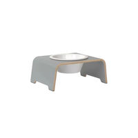 Produktbild von dogBar Hundenapf aus Porzellan Grau M-small