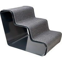 Produktbild von dogBeam Hundetreppe aus Stoff in Grau Maße 34 x 38 x 25 cm