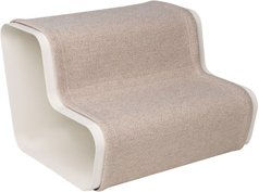 Produktbild von dogBeam Hundetreppe für Gelenke weiß beige 53 x 38 x 37,5 cm