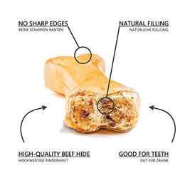 DOGBOSS Kauknochen Ente und Rind mit Cistus Incanus für Hunde Adult, getreidefrei und glutenfrei, 275g – Bild 1 von 5