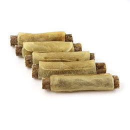 DOGBOSS Kausnack Kaurollen Ente und Apfel getreidefrei und glutenfrei 5er Pack 13 cm – Bild 1 von 5