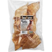 Produktbild von DogFarm Naturkauartikel Getrocknete Rinderohren Monoprotein für Hunde