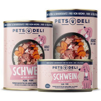 Produktbild von DOGGO Classic Hundefutter Schwein mit Reis Monoprotein Adult 6er Pack 800g
