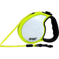 Produktbild von Doggo Rollleine für Hunde Neongelb Größe M