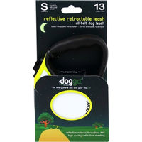 Produktbild von Doggo Rollleine für kleine Hunde neongelb reflektierend 4 m S