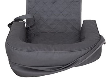 DOGGY Autositz für kleine Hunde in Grau aus wasserabweisendem Oxford-Gewebe - 55 cm – Bild 1 von 6