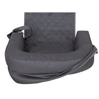 Produktbild von DOGGY Autositz für kleine Hunde in Grau aus wasserabweisendem Oxford-Gewebe - 55 cm