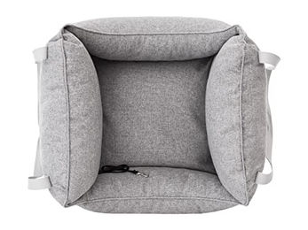 DOGGY Autositz für kleine Hunde OEKO-TEX-zertifiziert Grau 55 x 60 cm – Bild 1 von 5