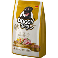 Produktbild von DOGGY Dog Adult Geflügel mit Lachs getreidefreies Trockenfutter für ausgewachsene Hunde 1 kg - 5 x 1 kg