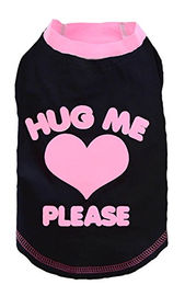 Doggy Dolly Hundeshirt Hug Me T235 Schwarz Größe S – Bild 1 von 2