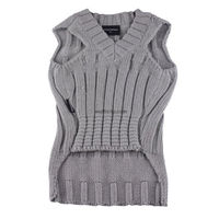Produktbild von Doggy Dolly Strickpullover für Hunde Grau Größe M