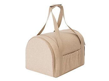 DOGGY Faltbare Haustiertragetasche für Hunde und Katzen Beige 27x39x28 cm – Bild 1 von 4