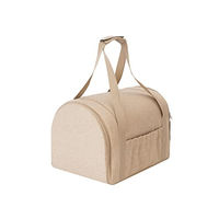 Produktbild von DOGGY Faltbare Haustiertragetasche für Hunde und Katzen Beige 27x39x28 cm