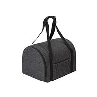 Produktbild von DOGGY Faltbare Transporttasche für Hunde und Katzen Schwarz Melierte OEKO-TEX Polyester 27x39x28 cm