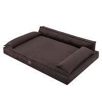 Produktbild von DOGGY Hundebett aus Plüsch in Braun XL 99 x 66 cm mit OEKO-TEX Zertifizierung