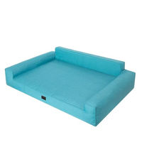 Produktbild von DOGGY Hundebett Blau XXL OEKO-TEX Stoff