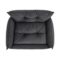 Produktbild von DOGGY Hundebett gestepptes Hundekissen aus Stoff in Graphit XL 82 x 63 cm OEKO-TEX zertifiziert