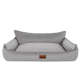 DOGGY Hundebett Grau OEKO-TEX Grösse L 64 x 49 cm – Bild 1 von 6
