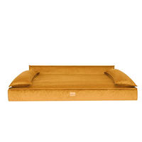 Produktbild von DOGGY Hundebett OEKO-TEX-zertifiziertes Hundesofa Gelb 78 x 54 cm