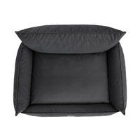 Produktbild von DOGGY Hundebett XL in Dunkel Anthrazit mit OEKO-TEX Zertifizierung 82 x 63 cm