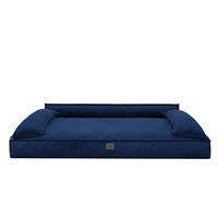 Produktbild von DOGGY Hundebett XL OEKO-TEX-zertifiziert Navy Blau 99 x 66 cm