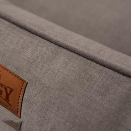 DOGGY Hundebett XXL Braun OEKO-TEX Hundematratze 106 x 80 cm – Bild 1 von 2