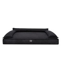 Produktbild von DOGGY Hundebett XXL Hundecouch Schwarz 120 x 77 cm OEKO-TEX zertifiziert
